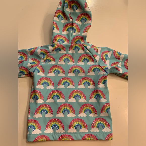 Hatley Fleece Lined Rainbow Raincoat 18-24 month - Picture 5 of 7